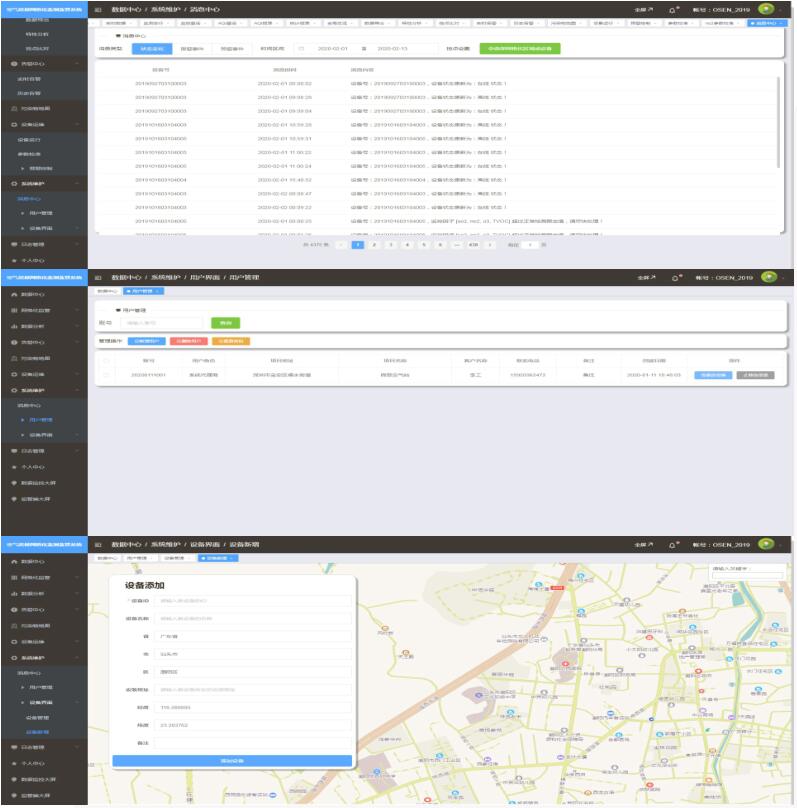 空氣質(zhì)量網(wǎng)格化監(jiān)控監(jiān)測系統(tǒng)云平臺(tái)