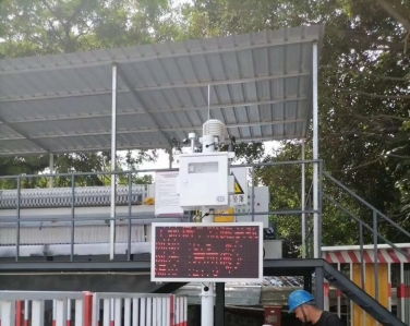 廣州地鐵五號線雙認證揚塵在線監測系統安裝案例